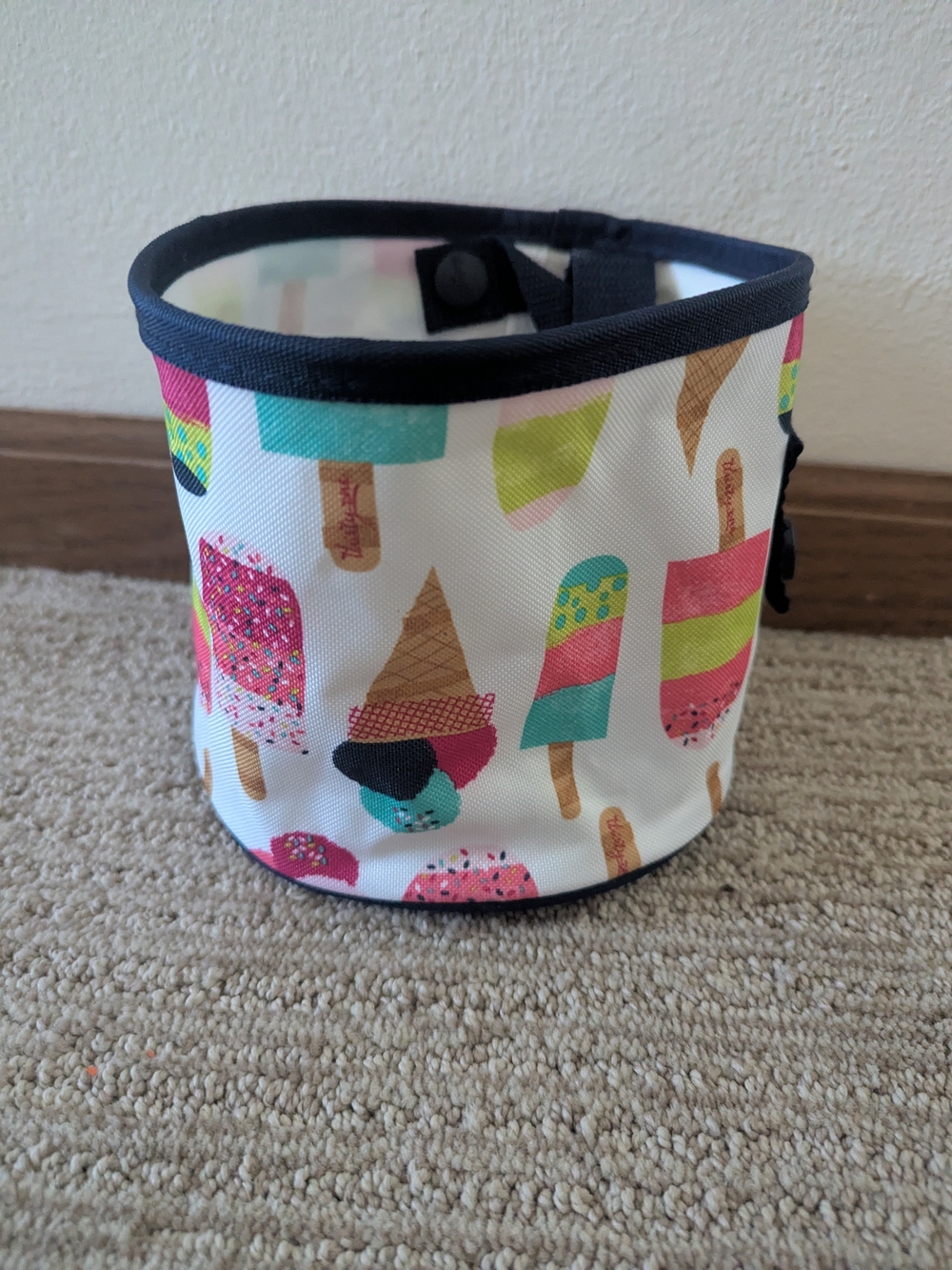 Kids Ice Cream Pattern Snack Bag - Multicolor